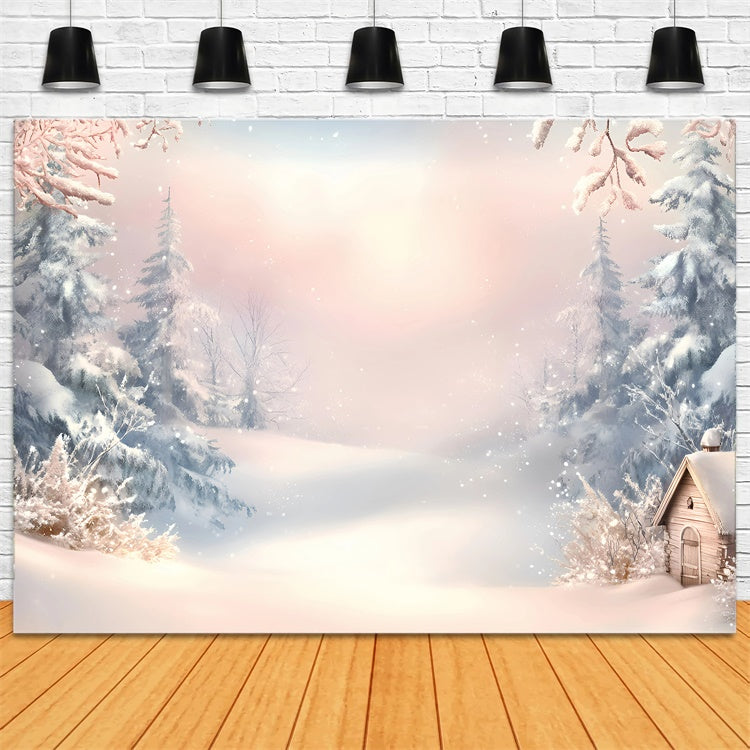 Toile de fond Hiver Matin Givré de Rêve GQ57-158