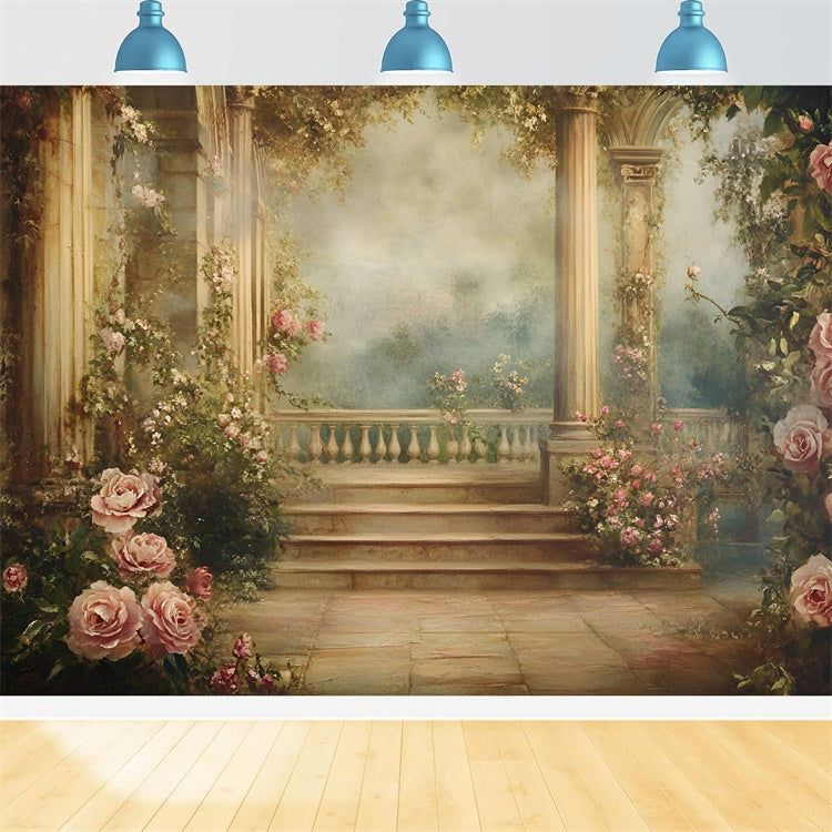 Toile de fond Photo Peinture Meilleure Photographie Couloir Jardin GQ57-199