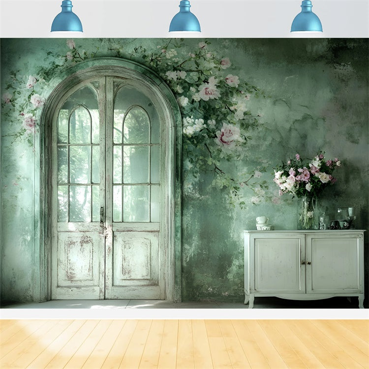 Toile de fond Artistique Intérieur Floral Doux Tissu GQ57-204