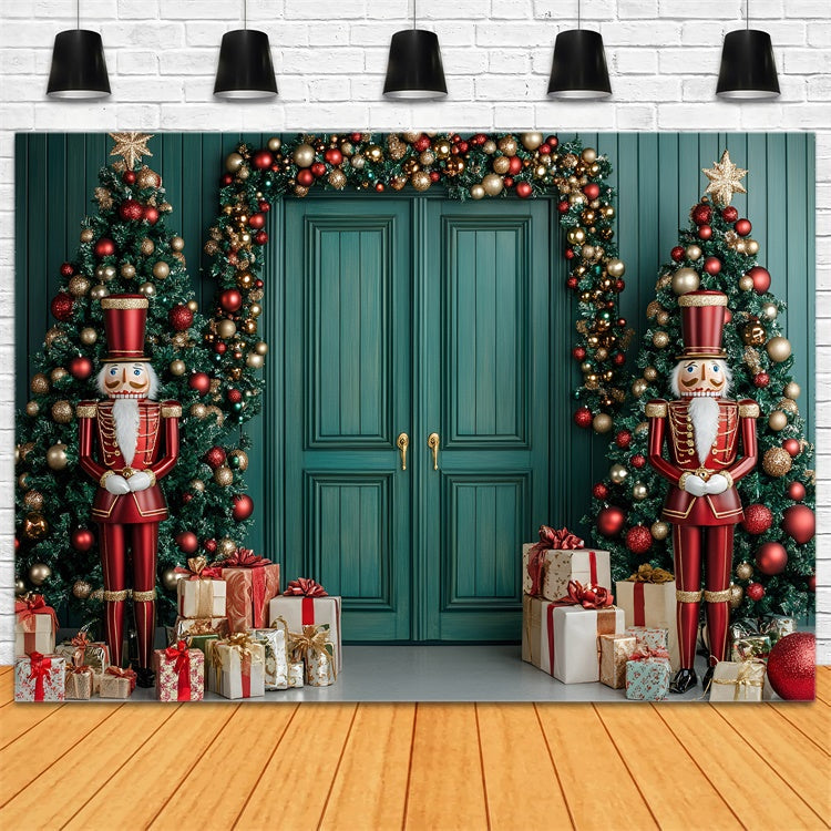 Toile de fond Noël Entrée Gardée Casse-Noisette GQ57-29