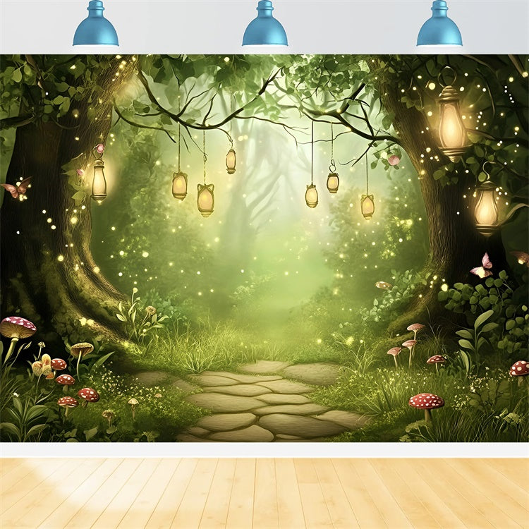 Toile de fond Photo Forêt Conte Portail Magique GQ57-79
