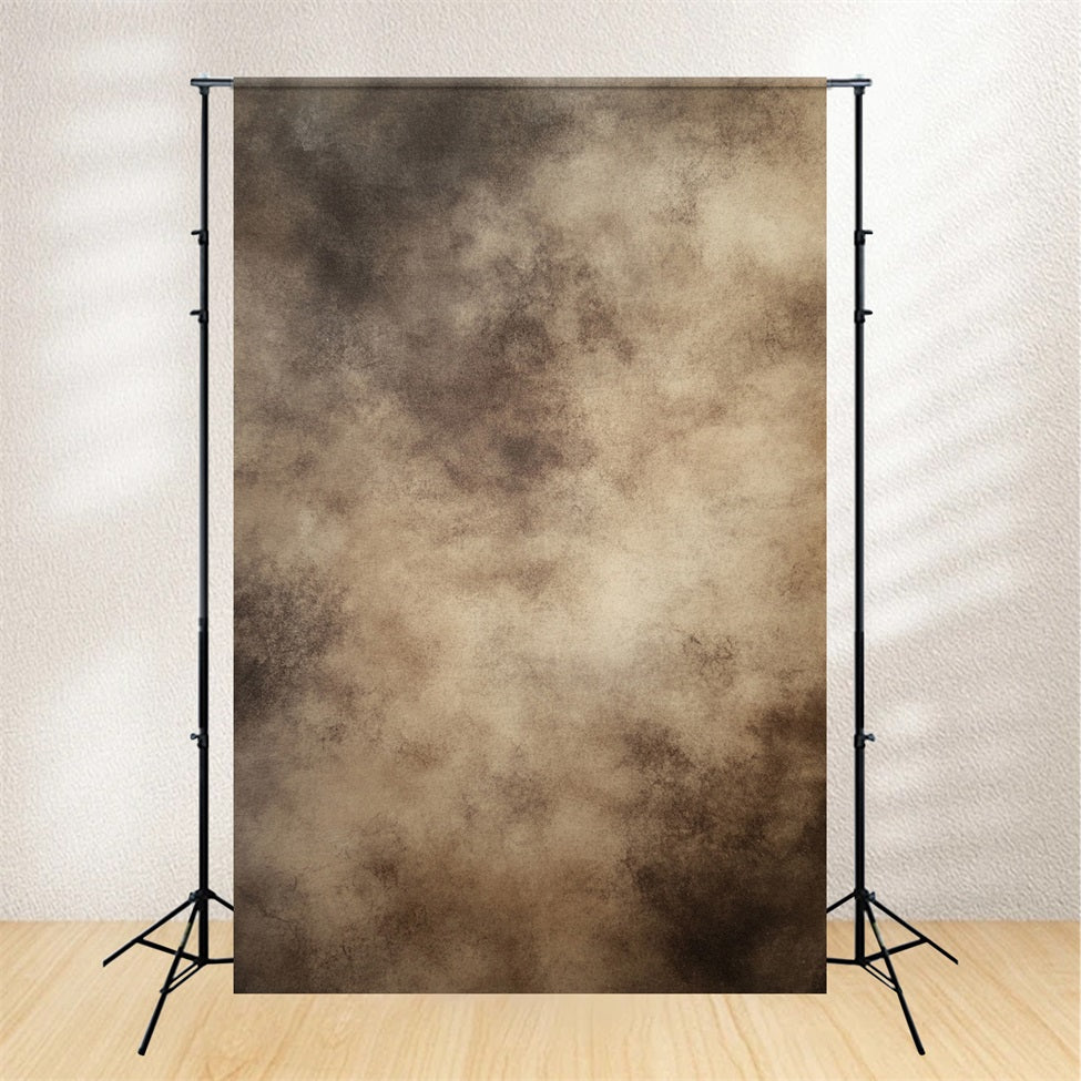 Fond de Photo Portrait Motif Nuage Brun Moka Et Sable Profond GQ58-103
