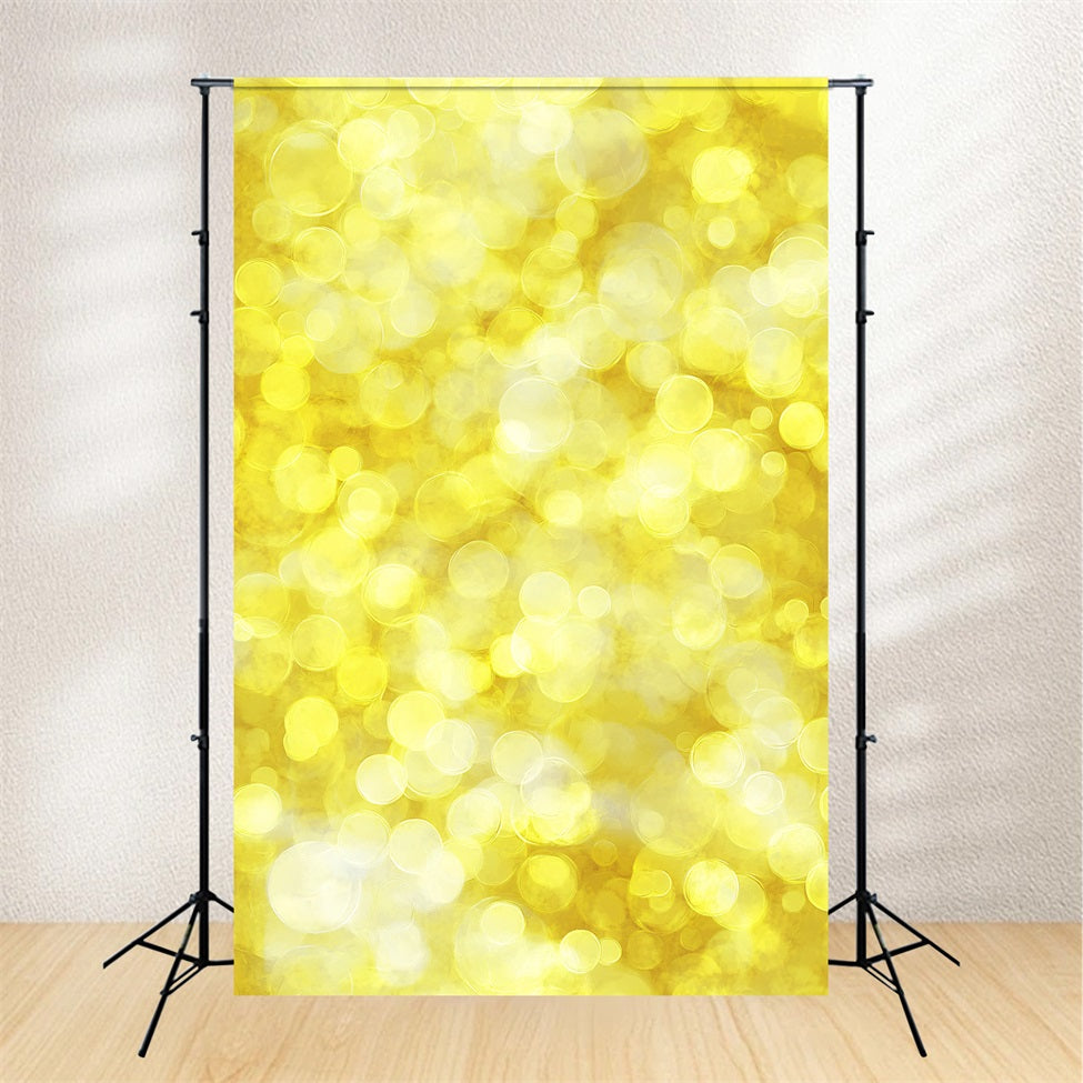 Fond de Photo Portrait Effet Bokeh Jaune Brillant GQ58-75