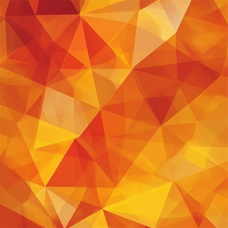 Fond Pour Portrait Dégradé Facetté Géométrique Orange Jaune GQ58-78