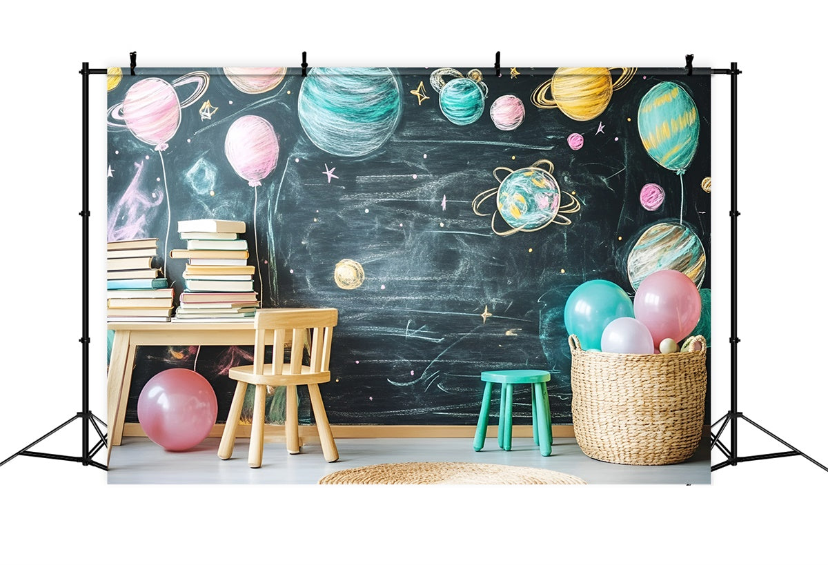 Toile de fond Tableau Étude Spatiale Amusante GQ6-153