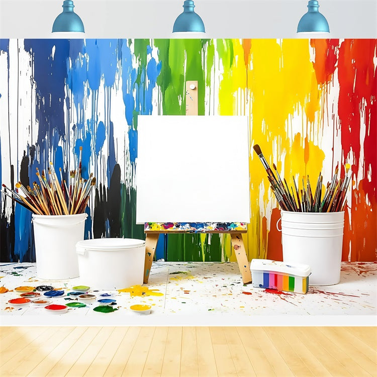 Toile de fond Retour à l’École Mur Artistique Créatif GQ6-161