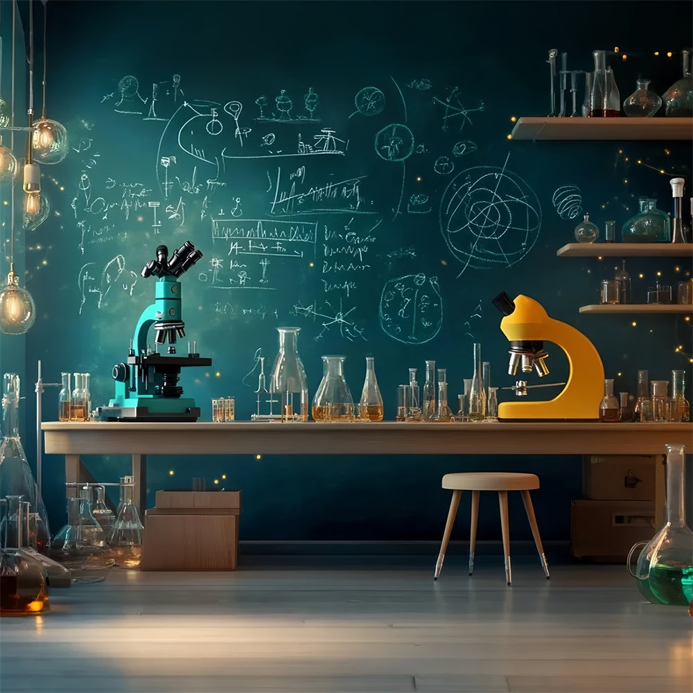 Toile de fond Chimie Laboratoire Découverte Scientifique GQ6-166