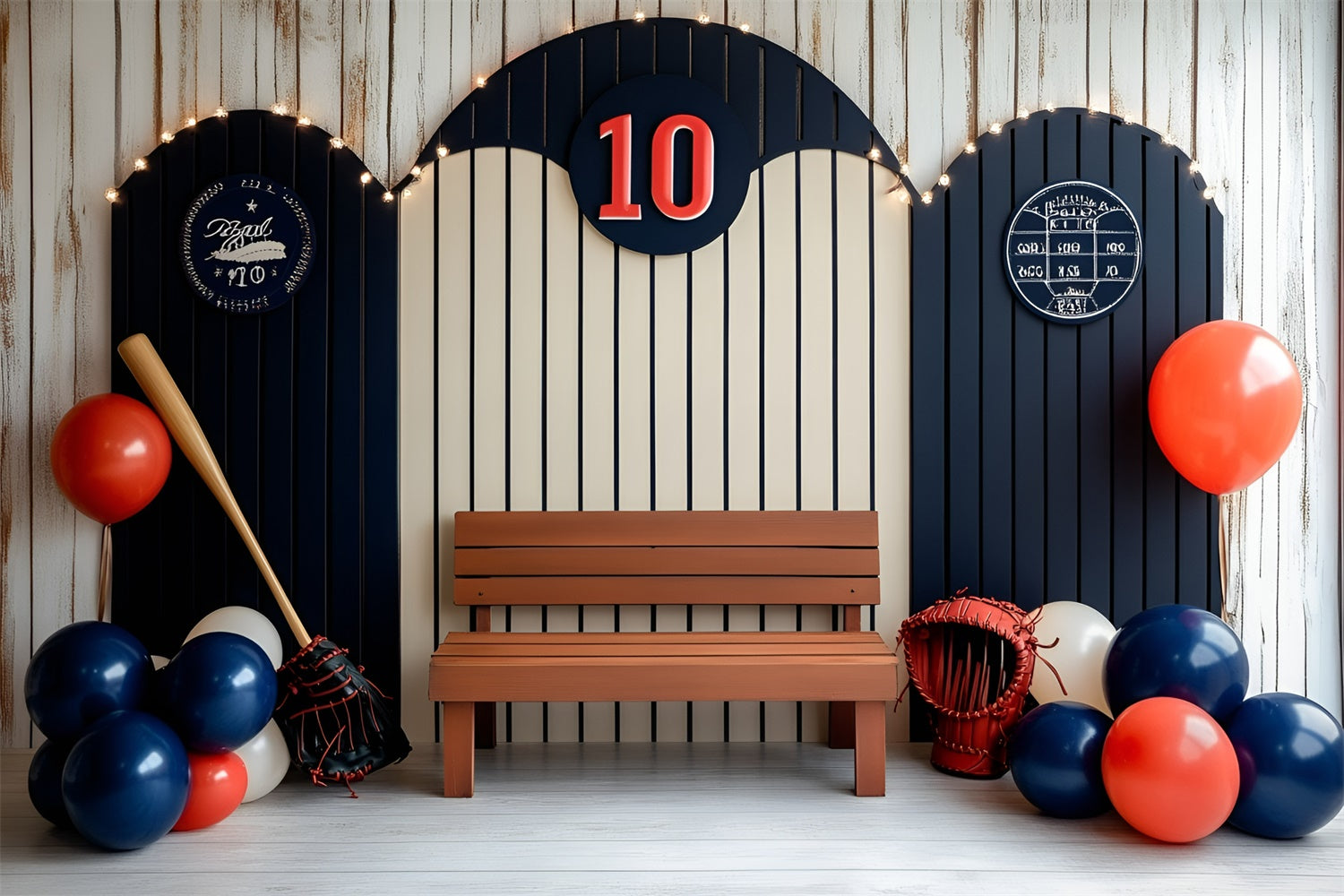 Toile de fond Sport Ballons Ligue de Baseball GQ6-254