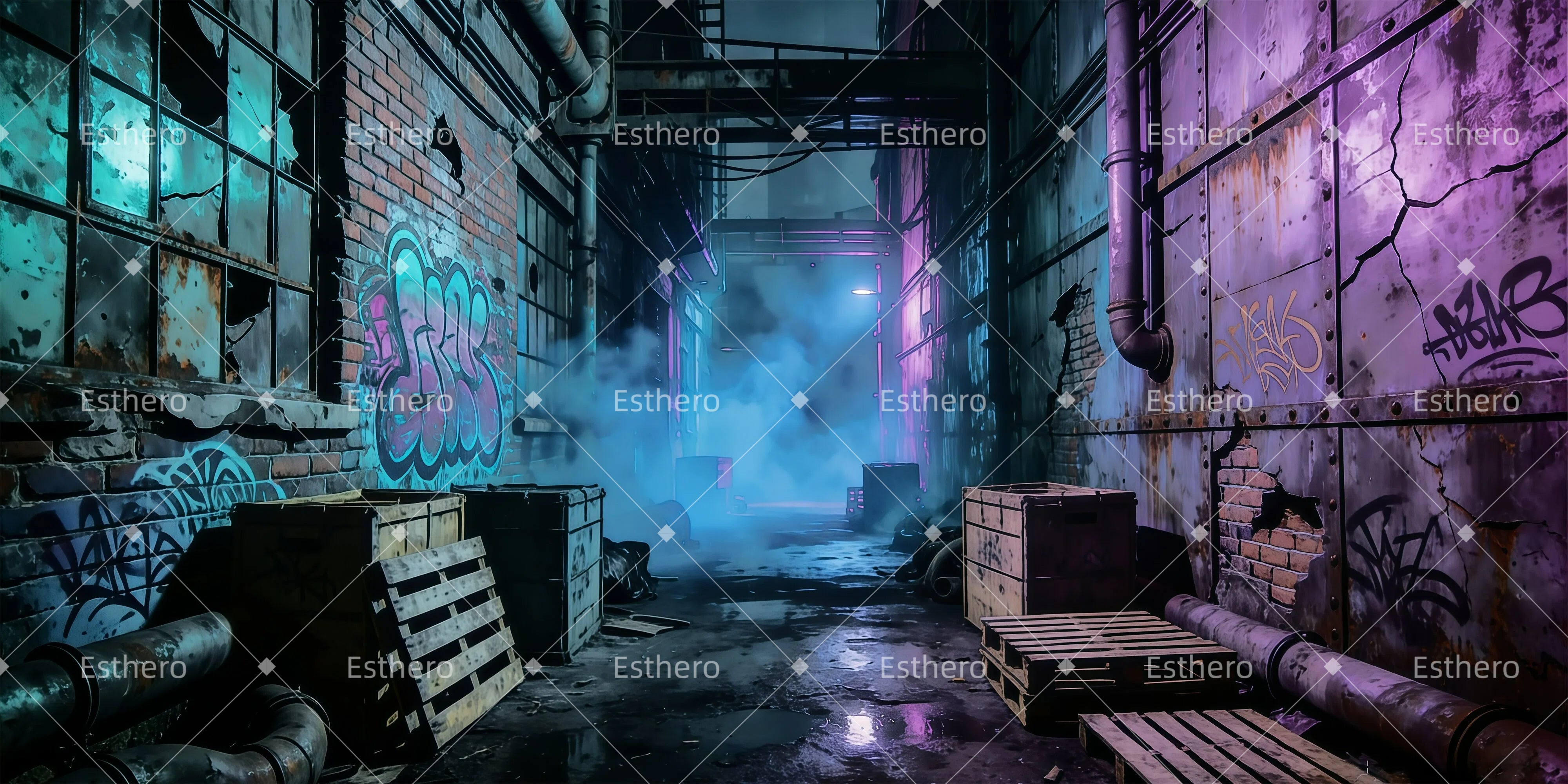 Fond de Scène Casse Punk GQ61-T11