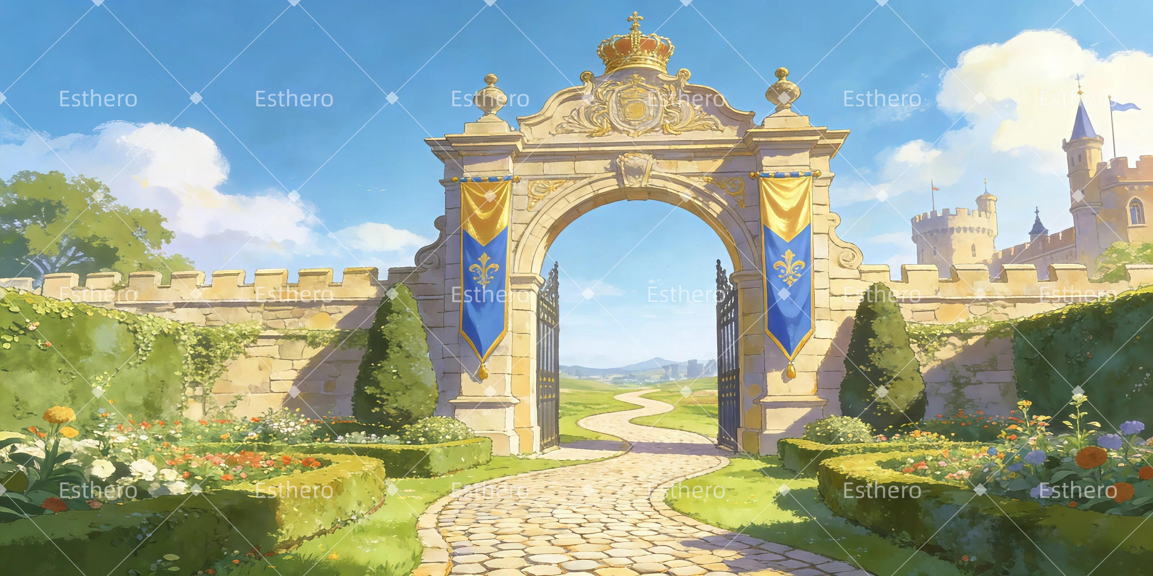 Fond de Scene Porte Du Campus GQ61-T13