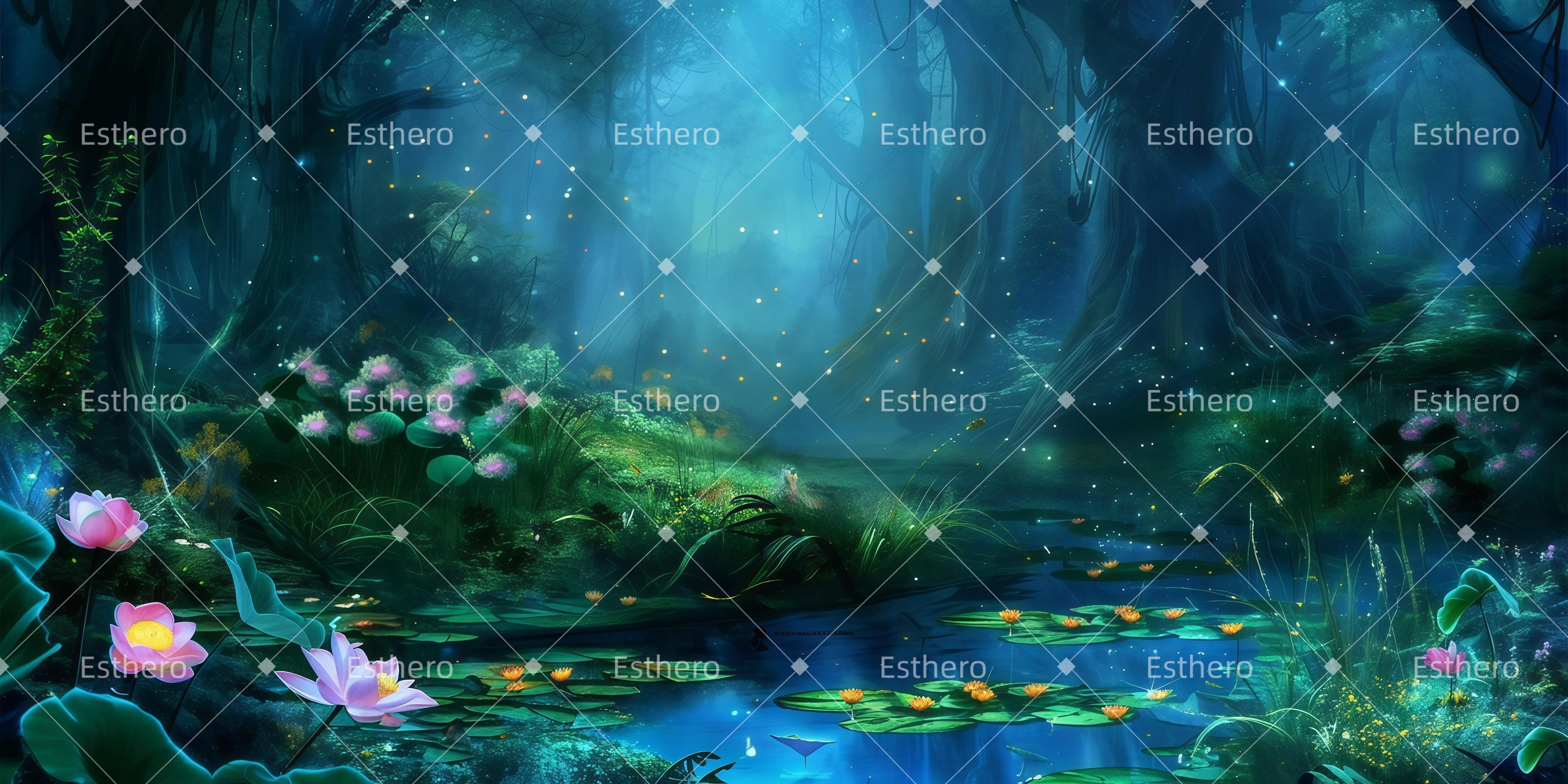 Fond de Scène Palais Floral GQ62-T16