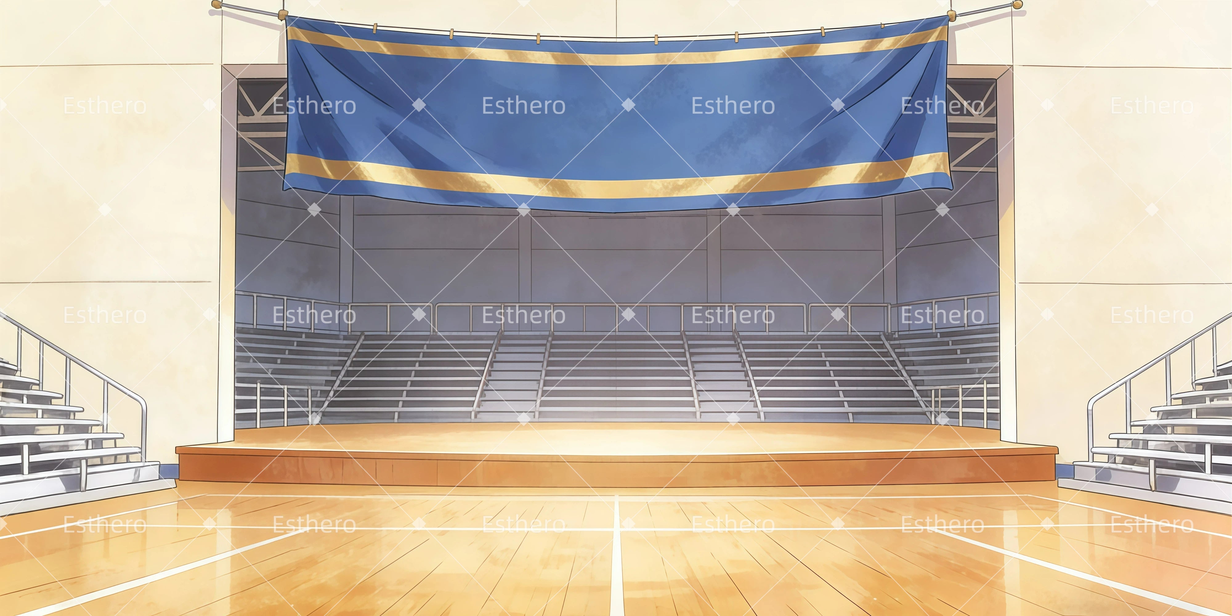 Fond de Scene Scène de Compétition GQ62-T1