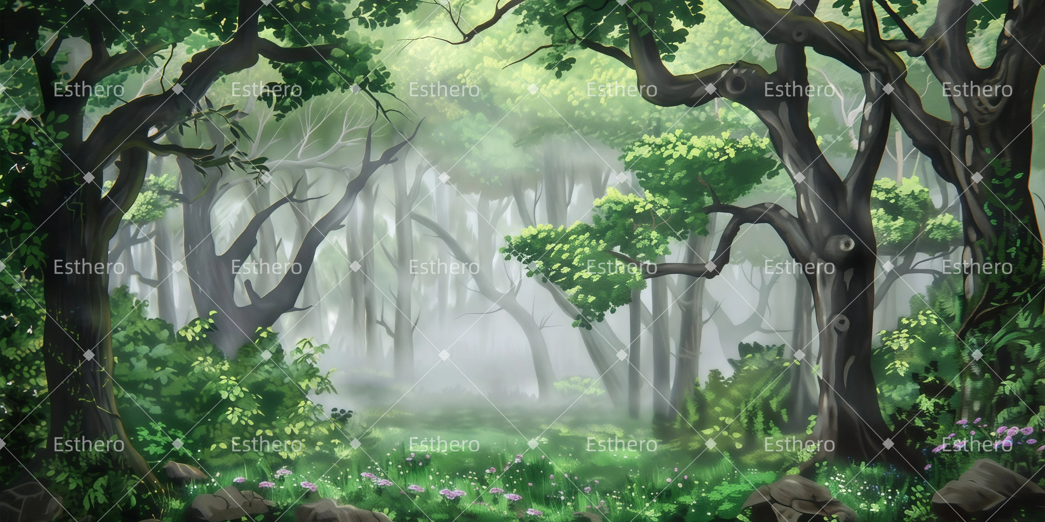 Fond de Scene Theatre Repaire du Méchant GQ62-T29