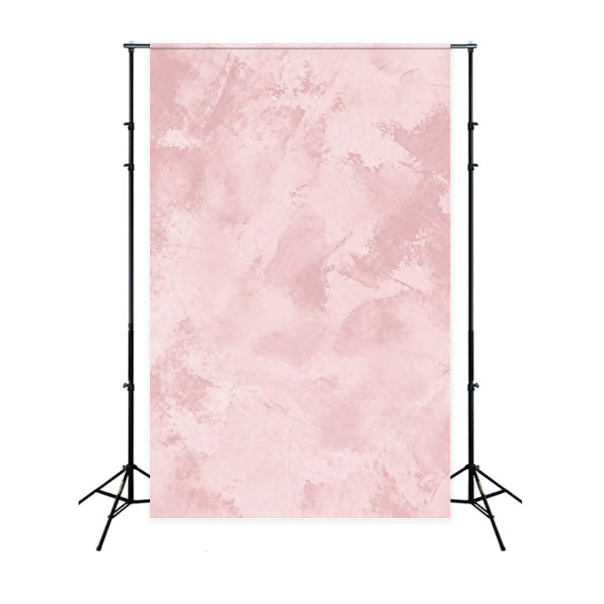 Fond Rose Poudré Doux Texture Enduit Abstraite GQ64-38