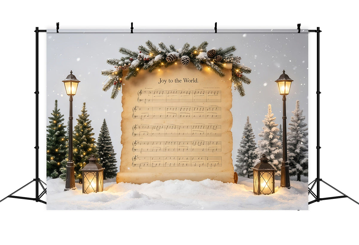 Fond Sonore De Chants De Noël Musique De Joie Pour Le Monde Décor De Noël GQ68-82