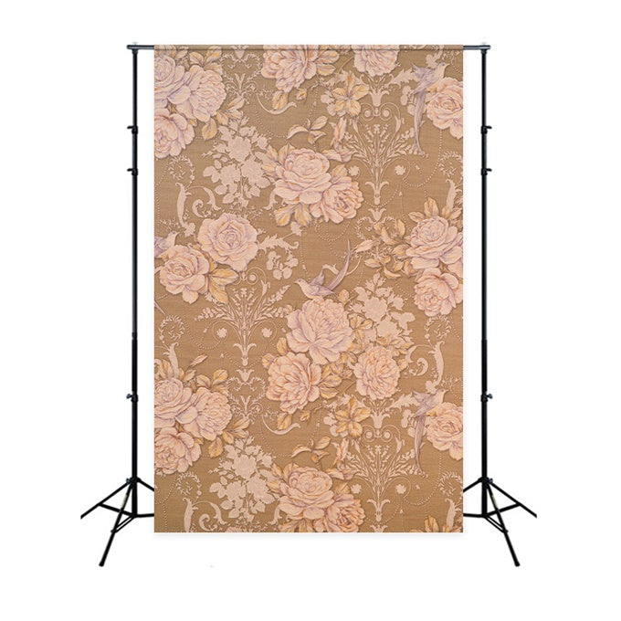 Toile de Fond Beaux-Arts Élégance Baroque Royale Florale GTY-100