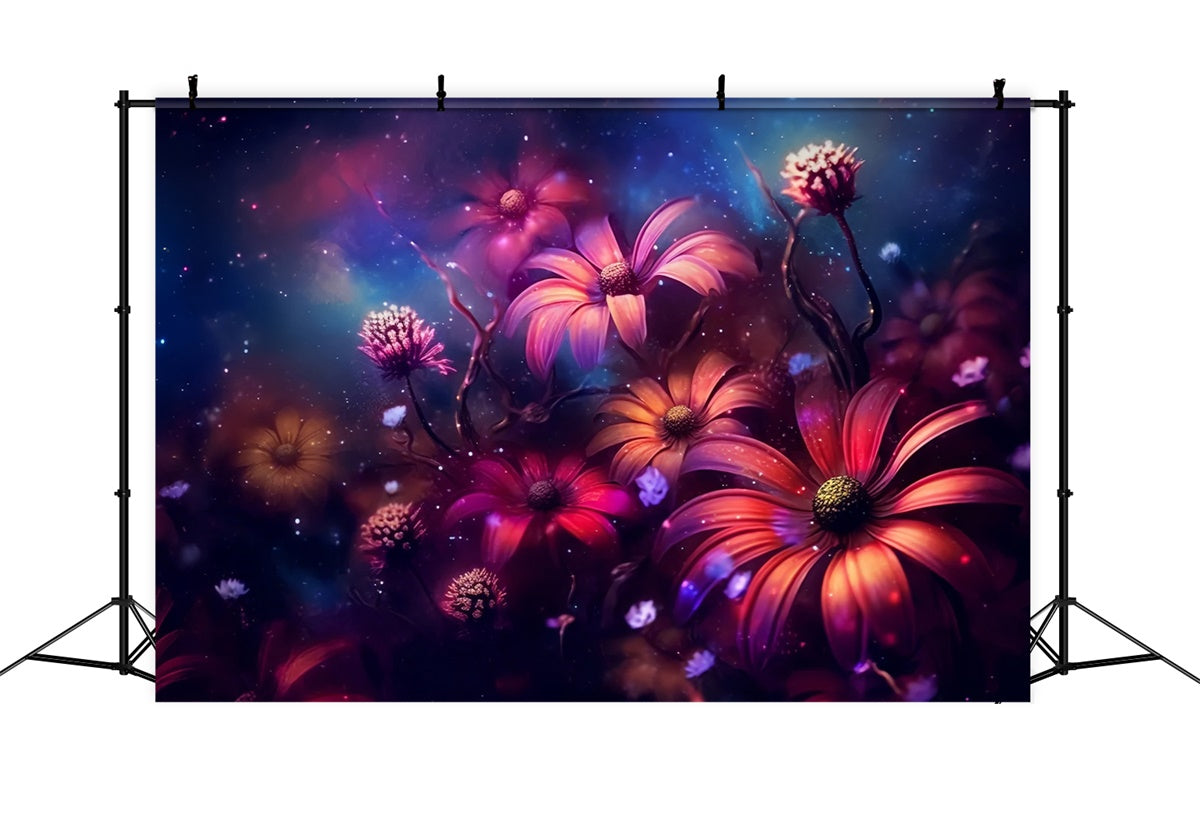 Toile de Fond Beaux-Arts Mystique Floraison de Minuit GTY-111
