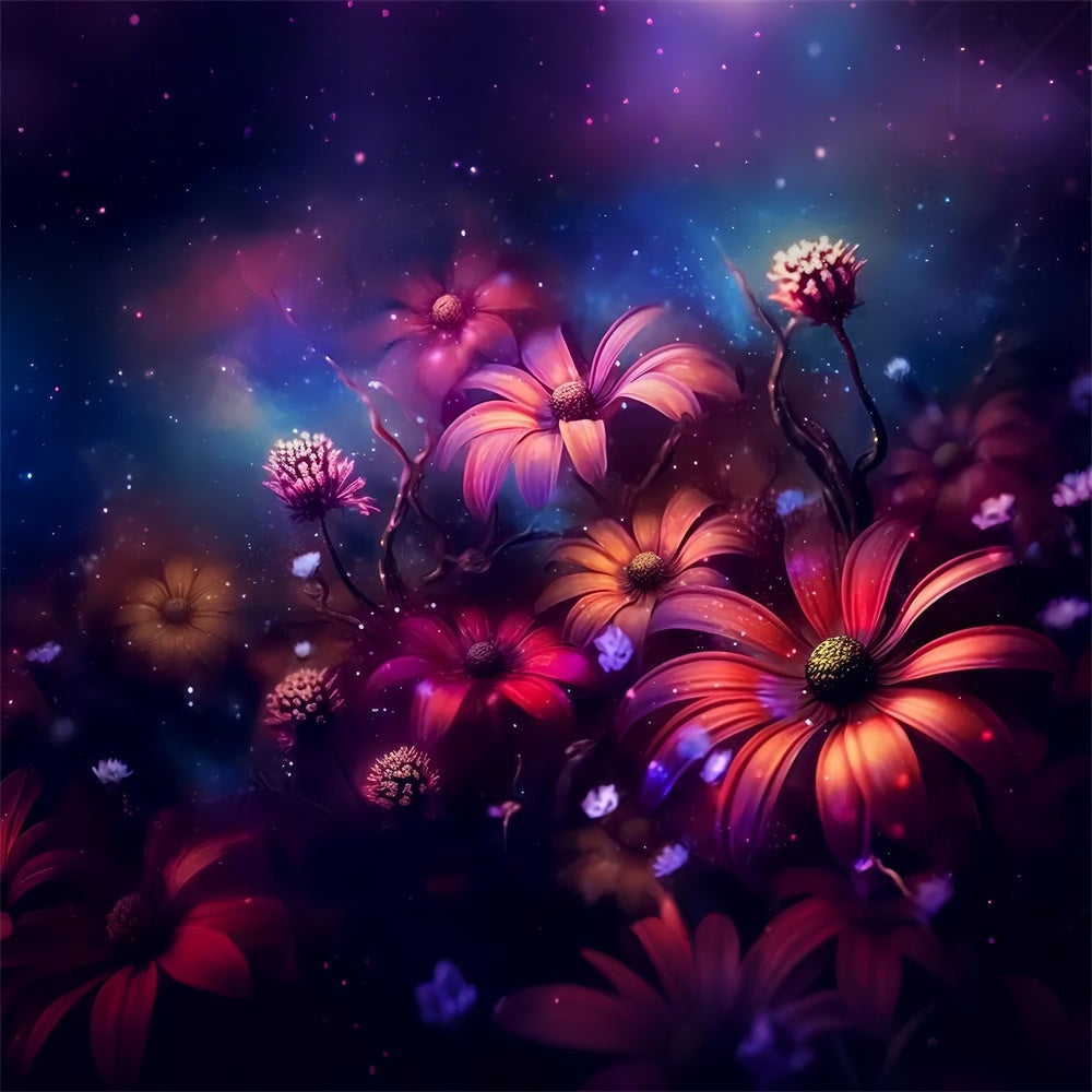 Toile de Fond Beaux-Arts Mystique Floraison de Minuit GTY-111