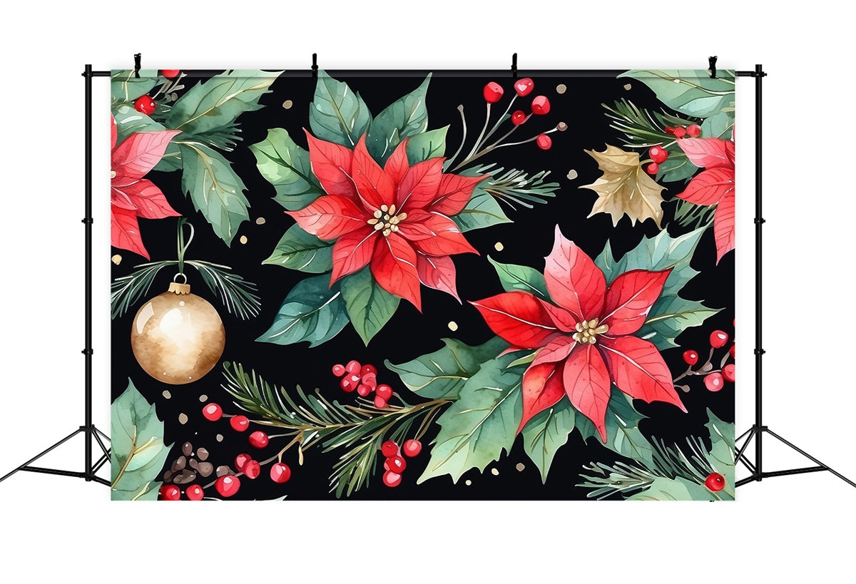 Toile de Fond Beaux-Arts Motif Floral Classique Festif GTY-112
