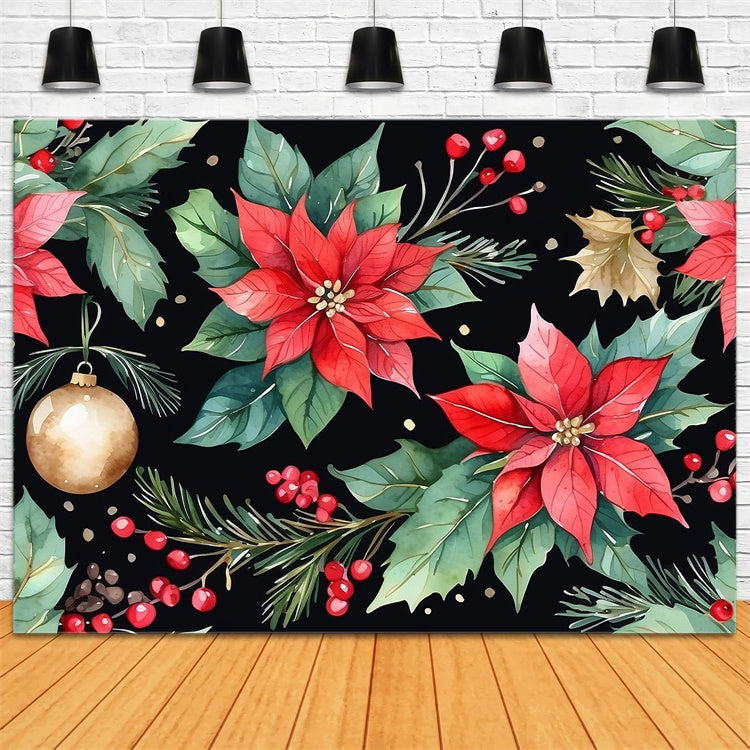 Toile de Fond Beaux-Arts Motif Floral Classique Festif GTY-112
