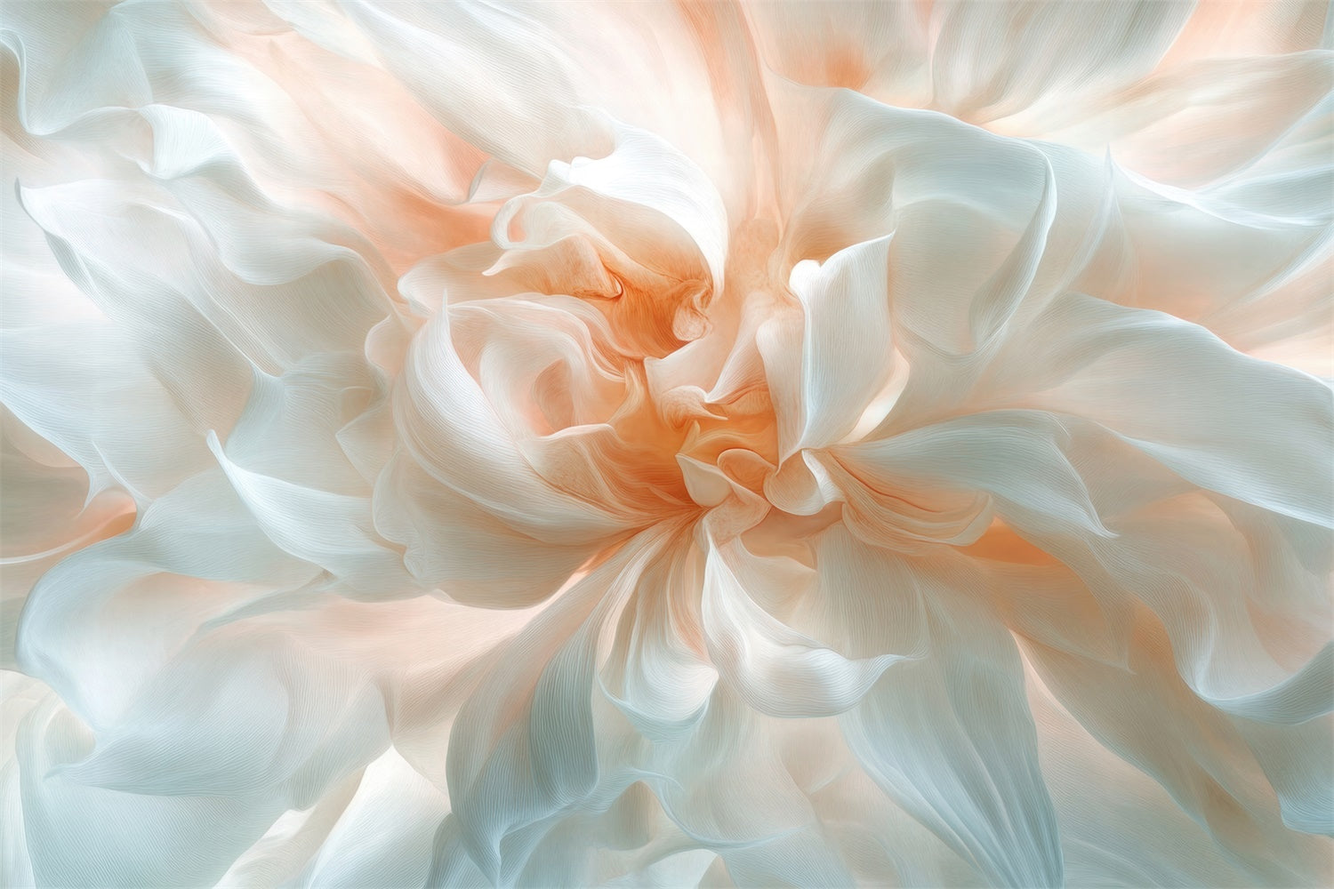 Toile de Fond Photographie Beaux-Arts Délicate Floraison Blush GTY-120