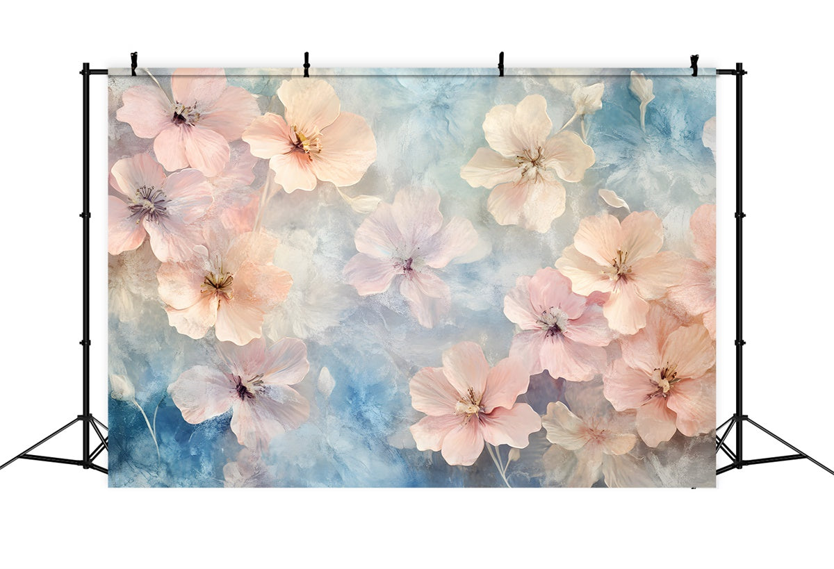 Toile de Fond Beaux-Arts Douce Fleur Aquarelle GTY-64