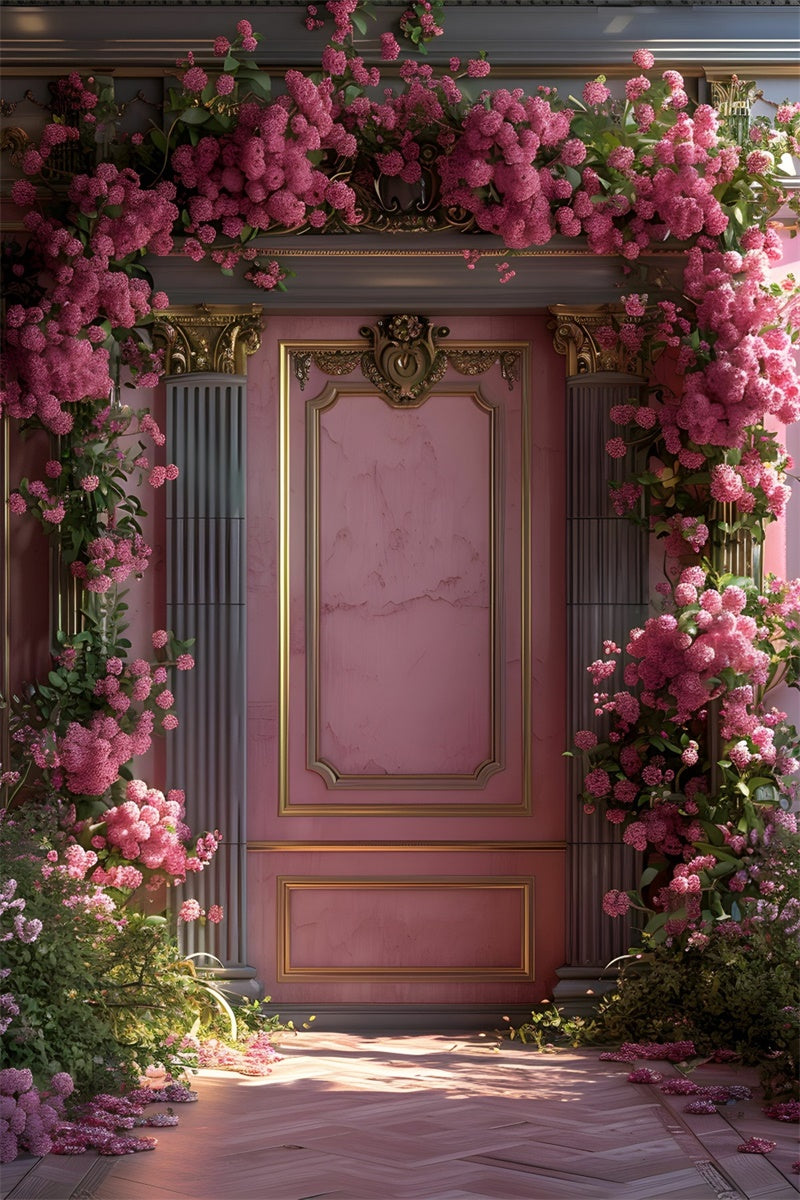 Toile de Fond Artistique Mur Floral Baroque Romantique GTY-75