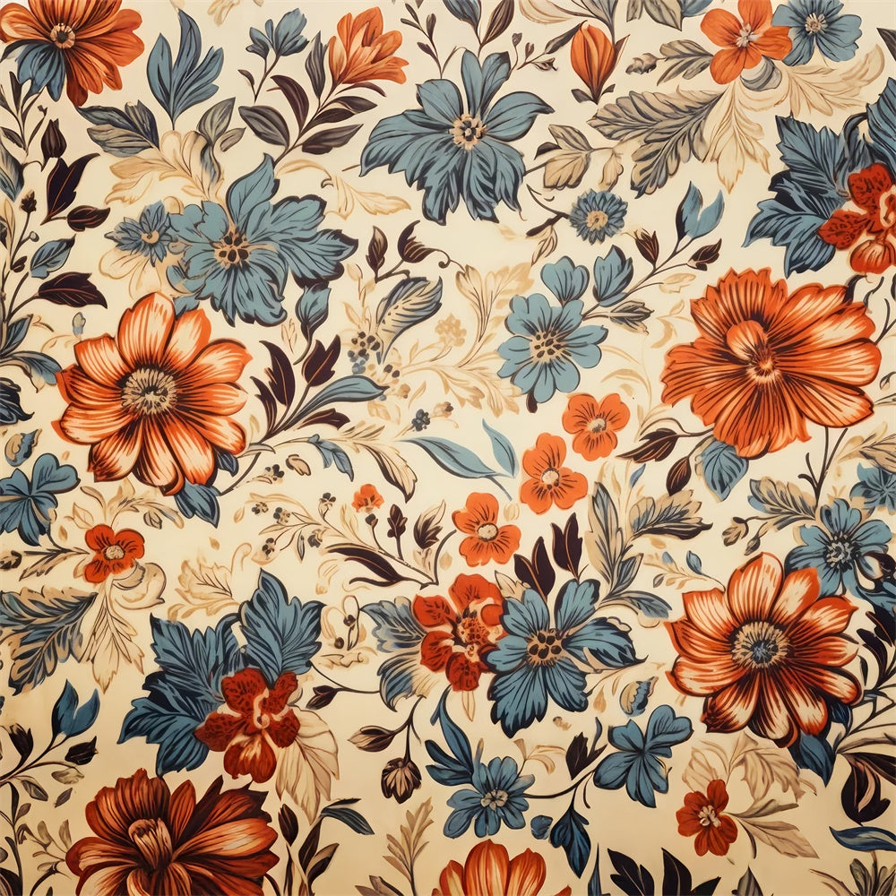 Toile de Fond Artistique Harmonie Florale Rustique GTY-95