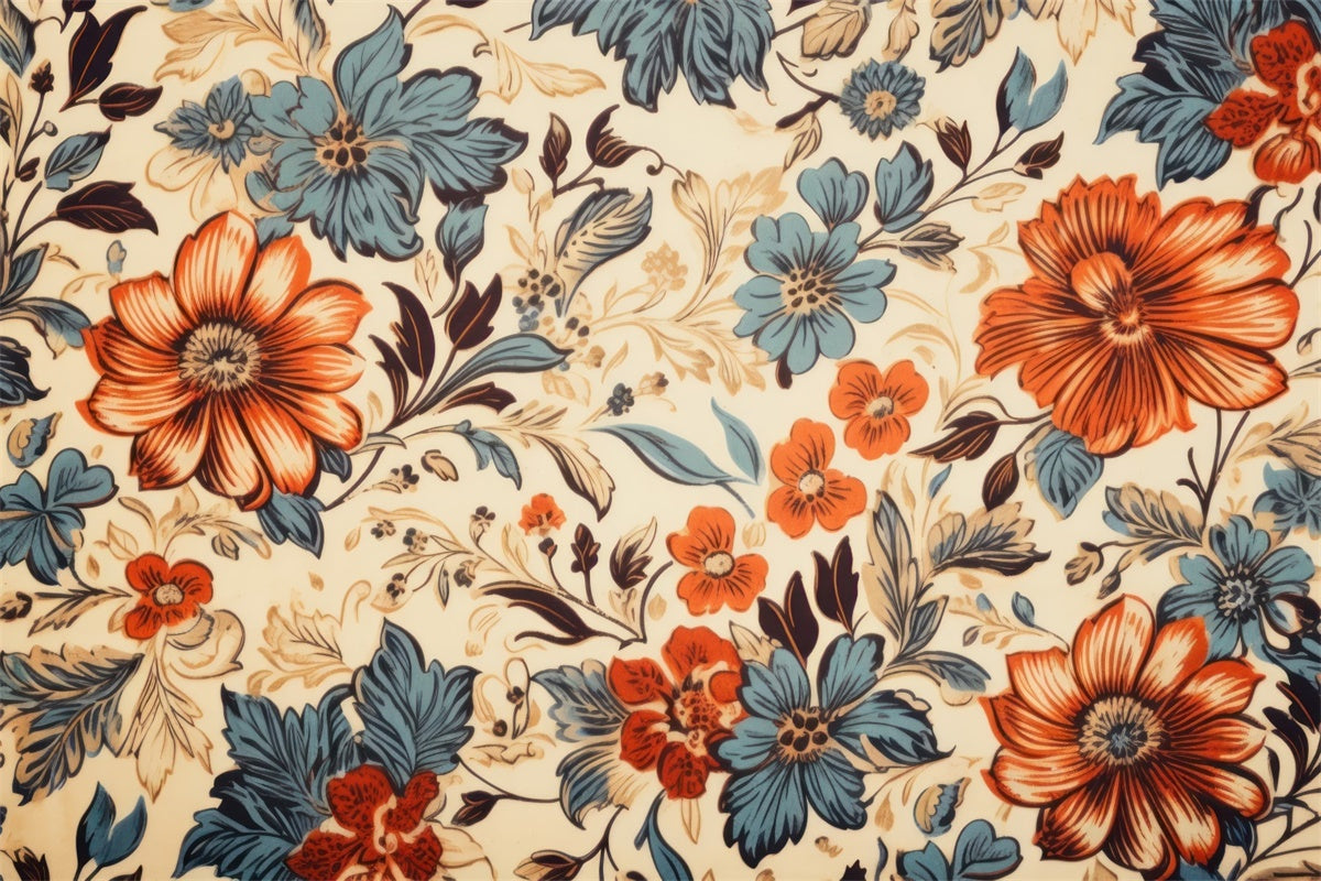 Toile de Fond Artistique Harmonie Florale Rustique GTY-95