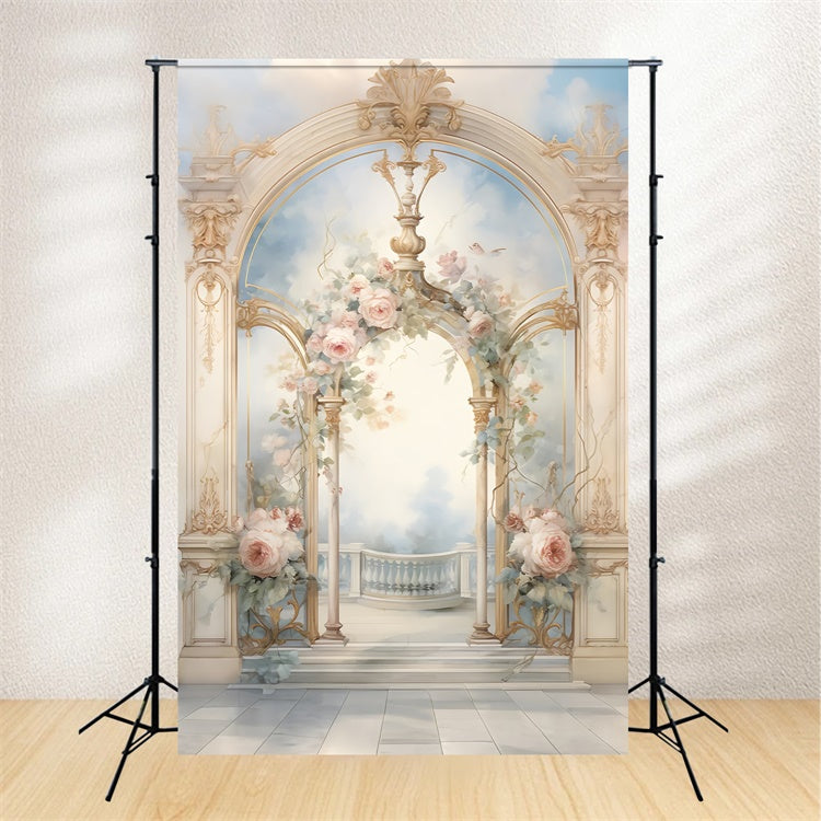 Toile de Fond Photographie Beaux-Arts Fleur Vintage Ornée GTY-97
