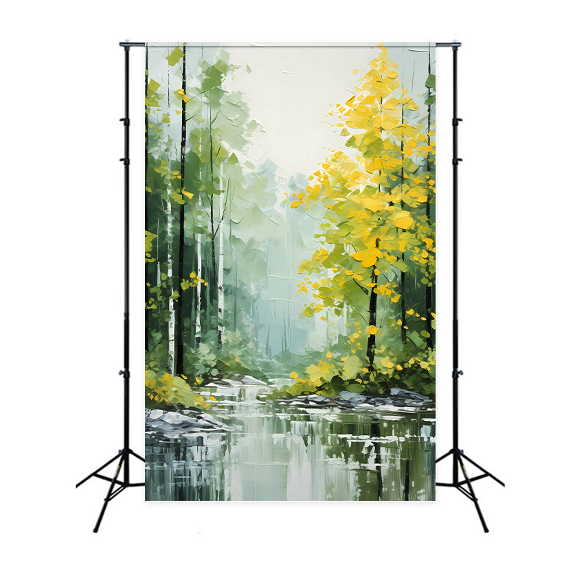 Toile de Fond Beaux-Arts Sérénité Bois de Rêve GTY-98