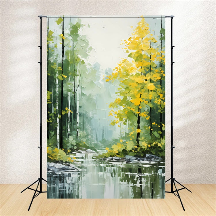 Toile de Fond Beaux-Arts Sérénité Bois de Rêve GTY-98