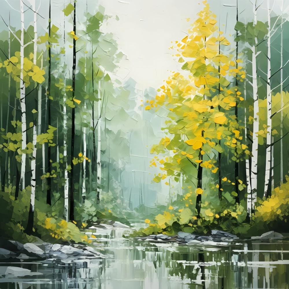 Toile de Fond Beaux-Arts Sérénité Bois de Rêve GTY-98