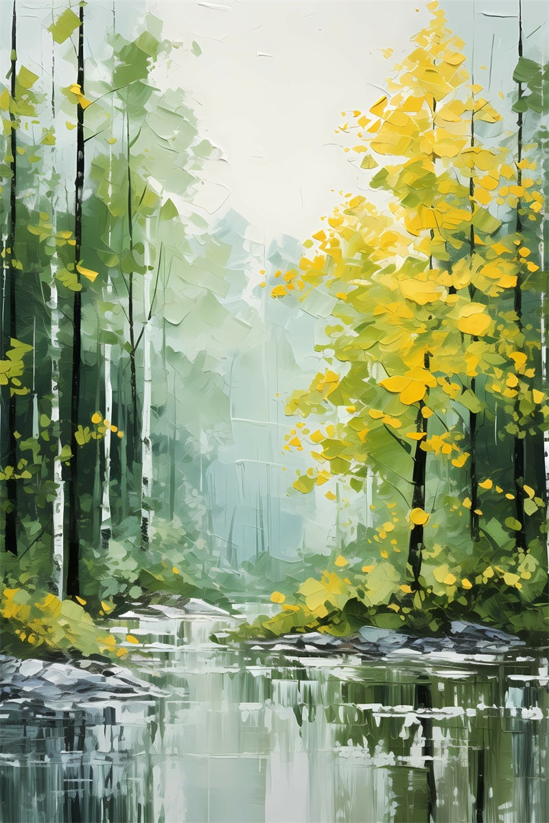 Toile de Fond Beaux-Arts Sérénité Bois de Rêve GTY-98