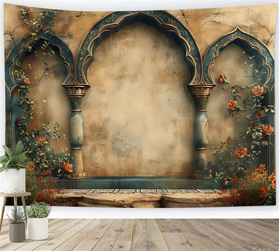 Toile de fond Maternité Arche Orientale Exotique GTY2-13