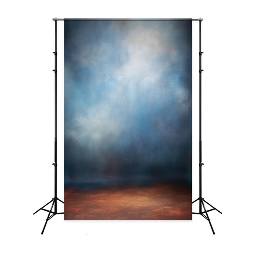Toile de Fond Portraits Mur Abstrait Bleu Brumeux GTY2-150
