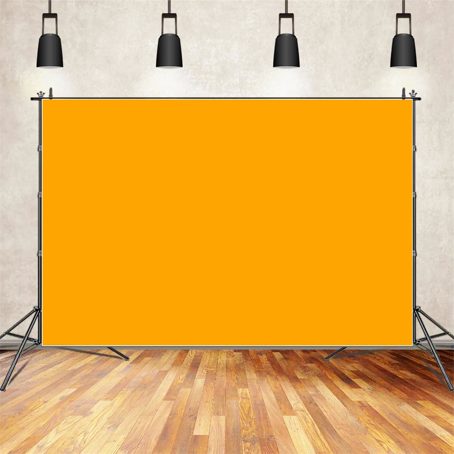 Toile de fond Orange Vibrant Coucher de Soleil GTY2-167