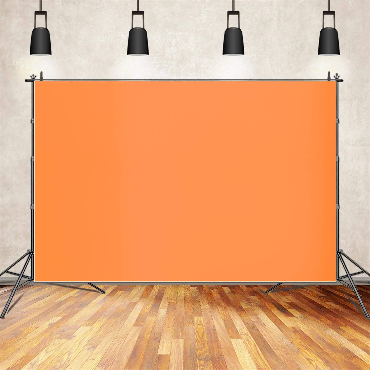 Toile de fond Orange Abricot Doux Éclat GTY2-169