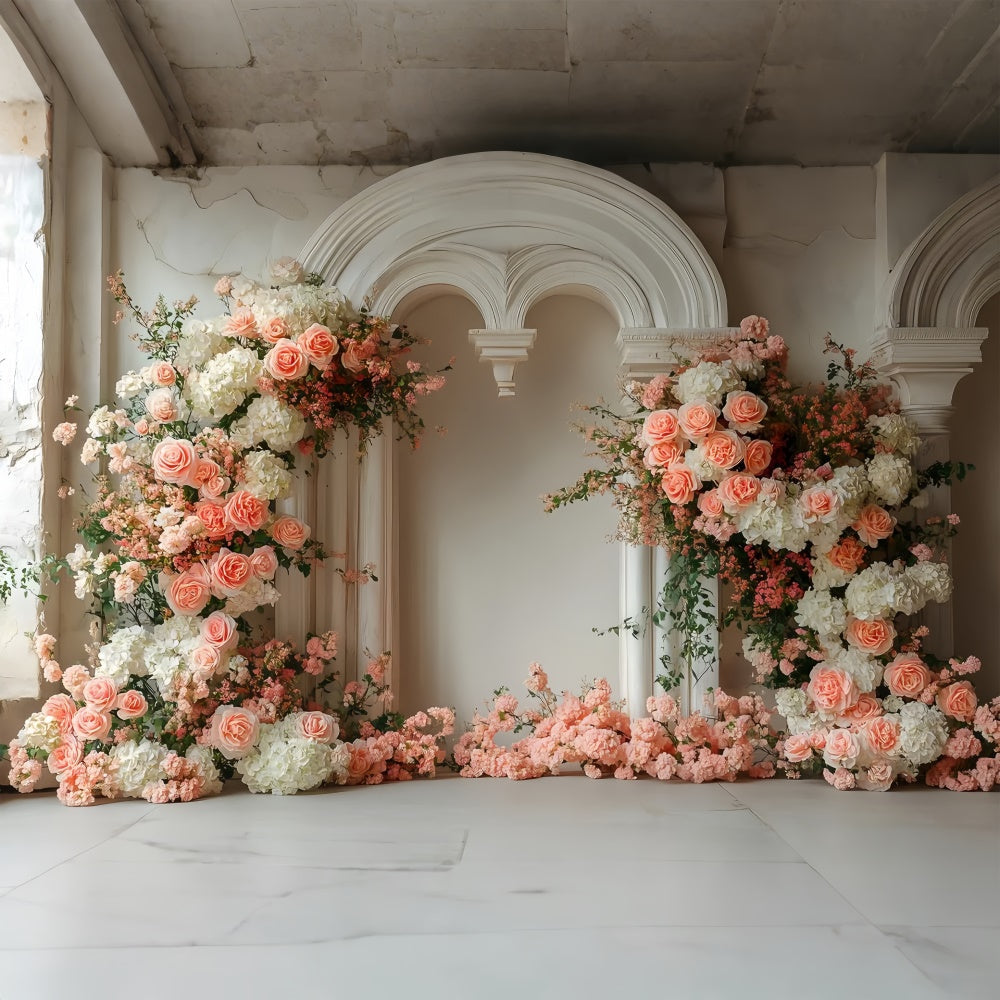 Toile de fond Maternité Floral Doux Vintage Blush GTY2-18