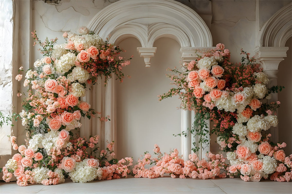 Toile de fond Maternité Floral Doux Vintage Blush GTY2-18