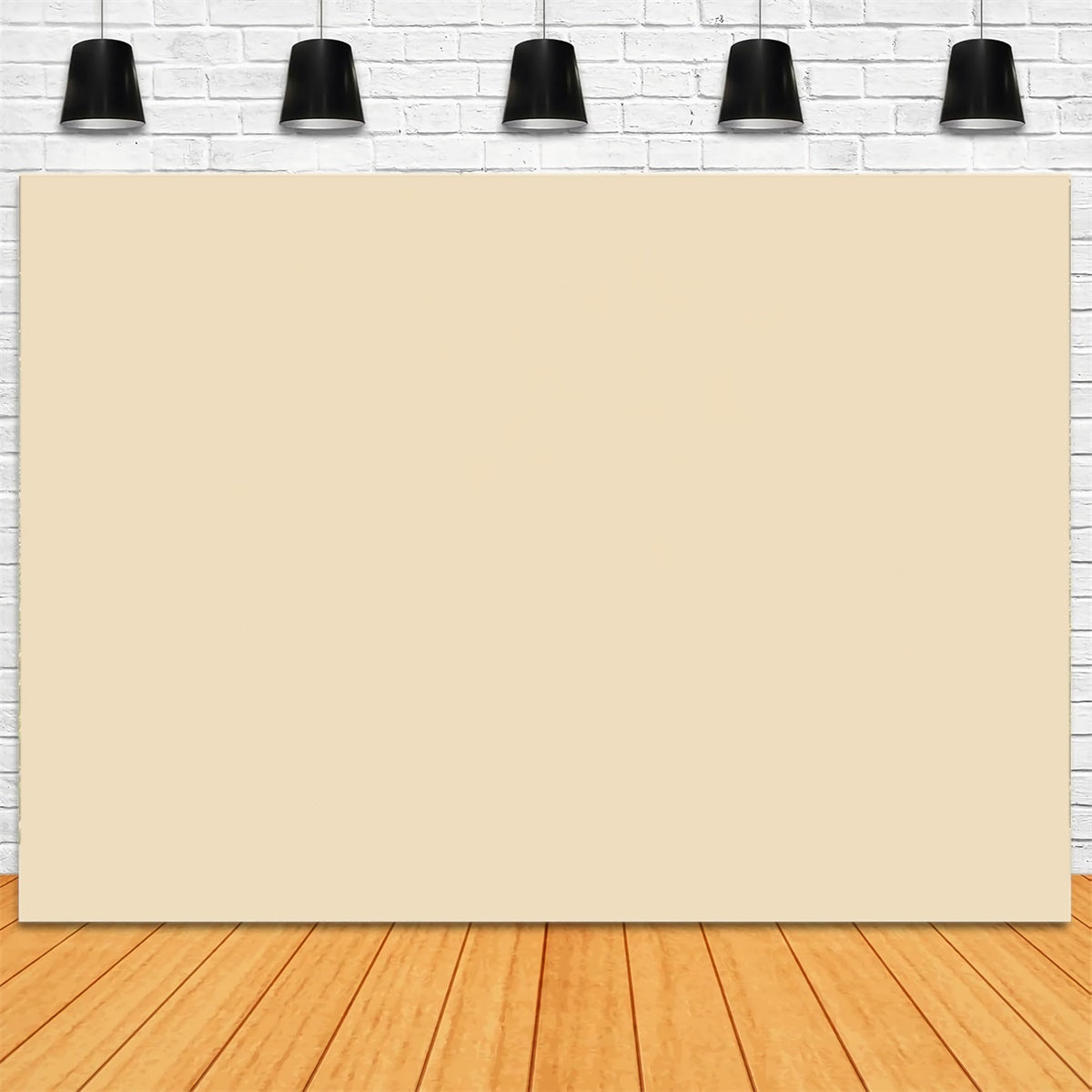 Toile de fond Blanc Vanille Délicat Frais GTY2-187
