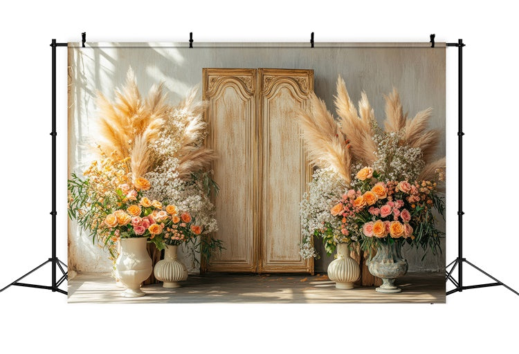 Toile de fond Maternité Décor Floral Élégant Ensoleillé GTY2-26