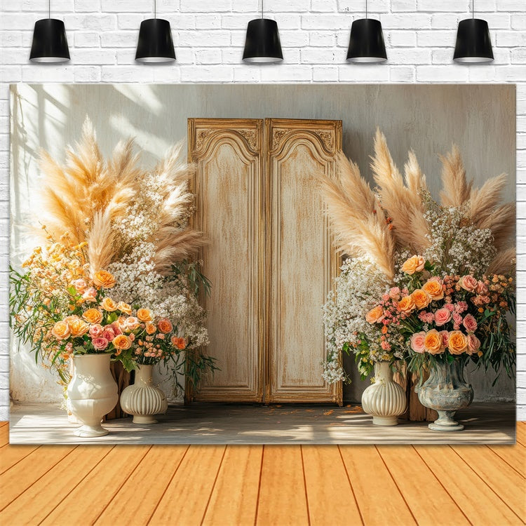 Toile de fond Maternité Décor Floral Élégant Ensoleillé GTY2-26