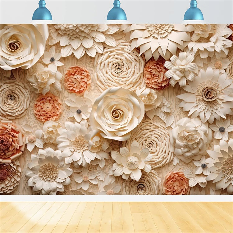 Toile de fond Maternité Mur Floral Fait Main Vintage GTY2-32