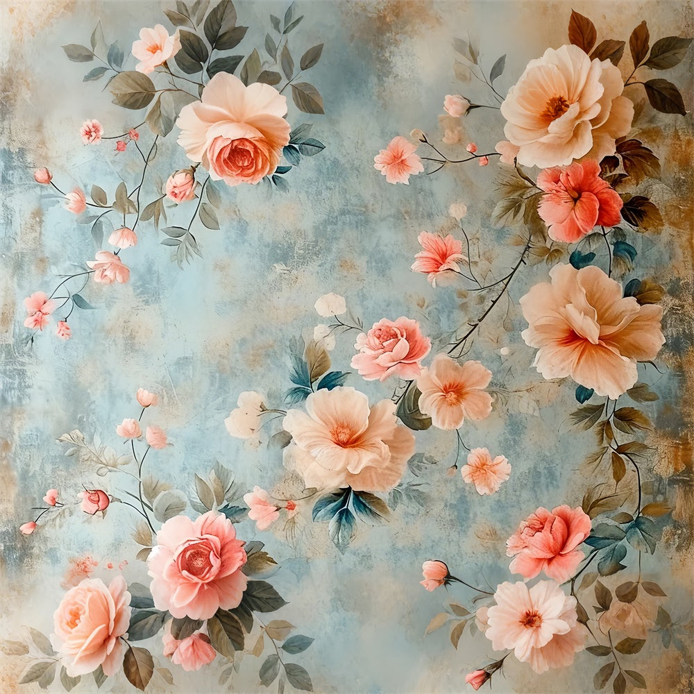 Toile de fond Maternité Mur Floral Artistique Vintage GTY2-36