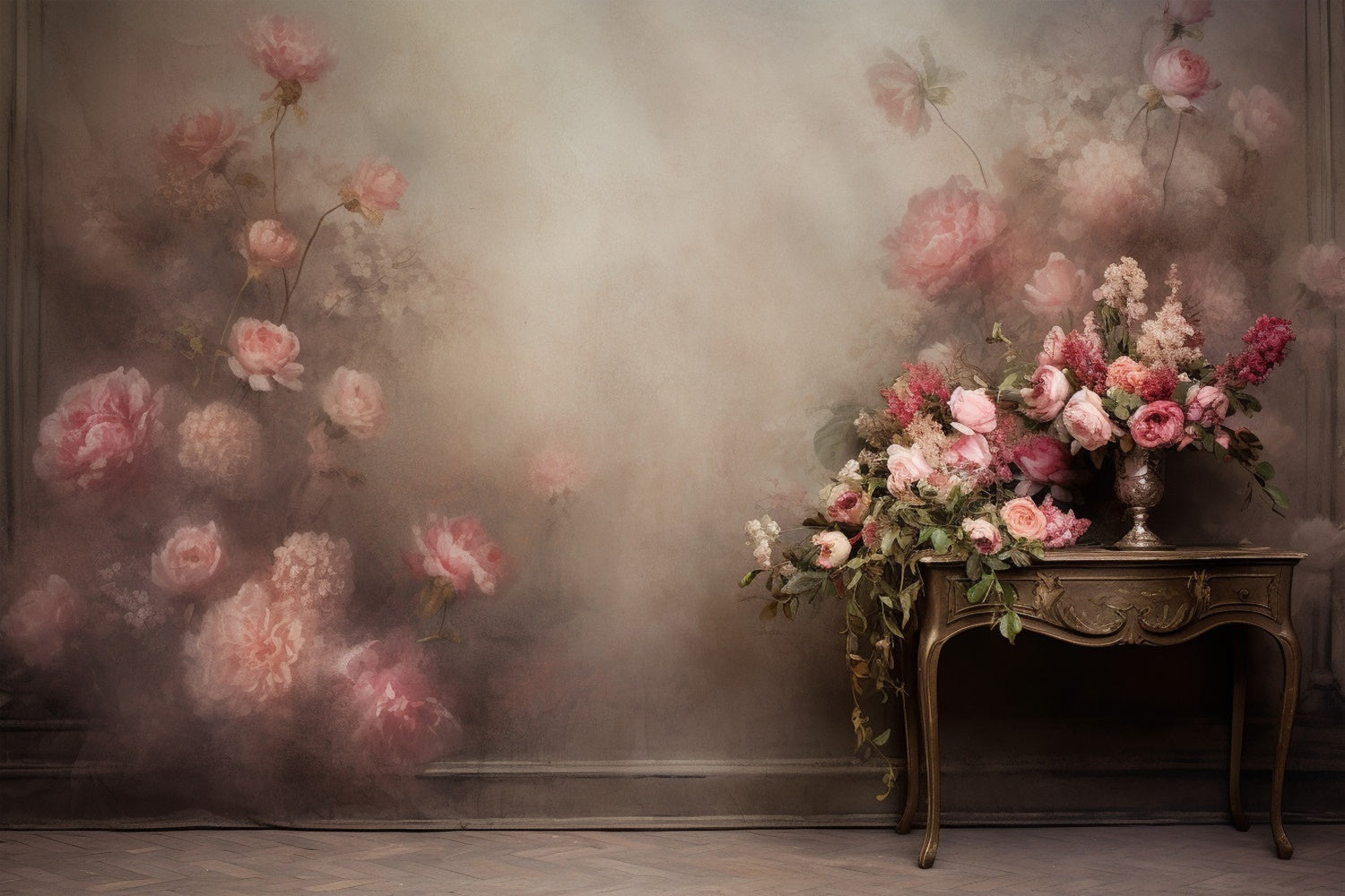 Toile de fond Maternité Charme Floral Romantique GTY2-43