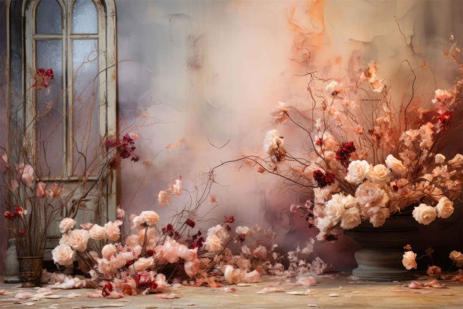 Toile de fond Maternité Cottage Vintage Floral de Rêve GTY2-44