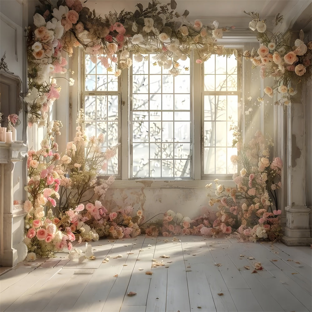 Toile de fond Maternité Charme Floral Ensoleillé Douillet GTY2-46
