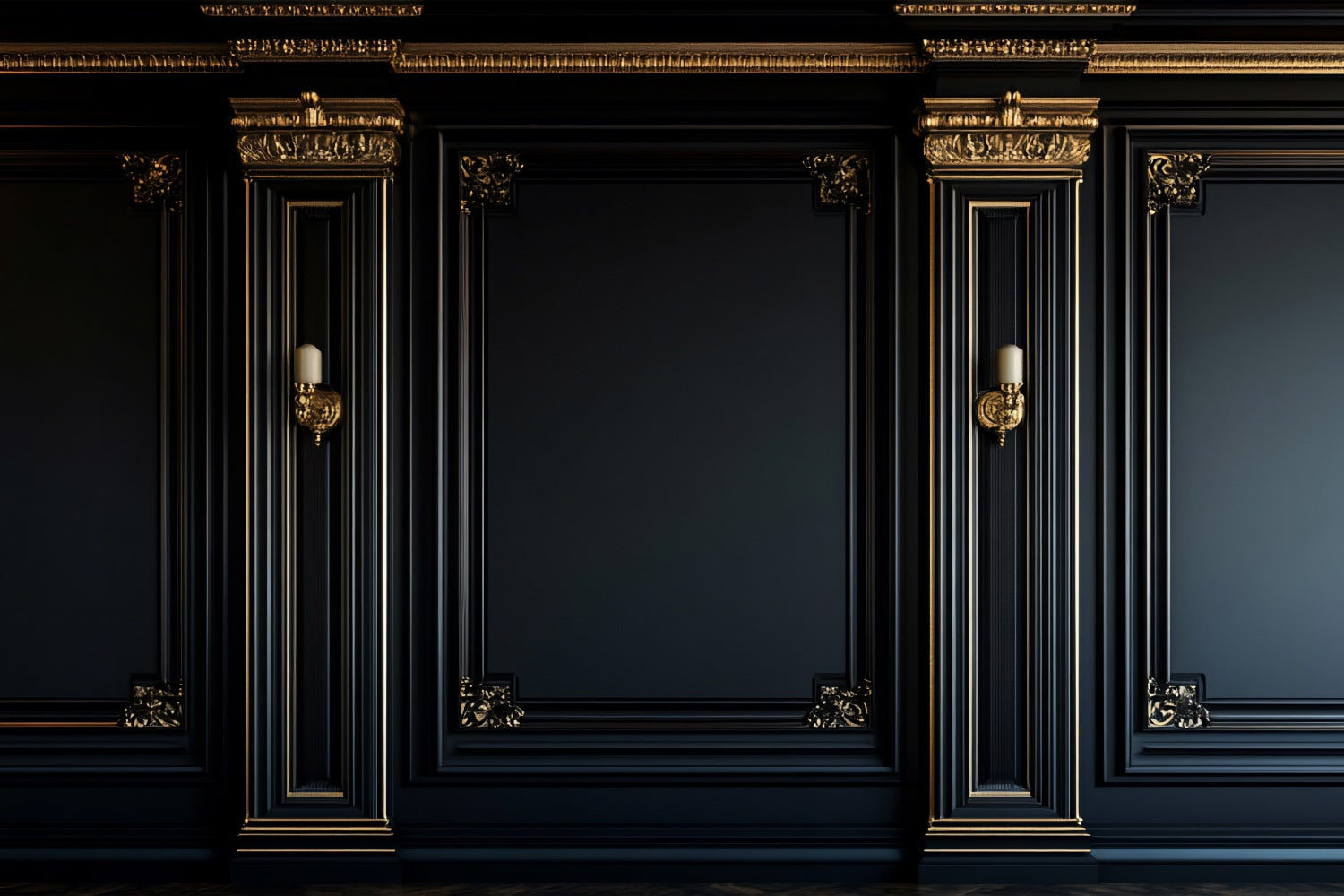 Toile de fond Maternité Mur Baroque Opulent Sombre GTY2-56