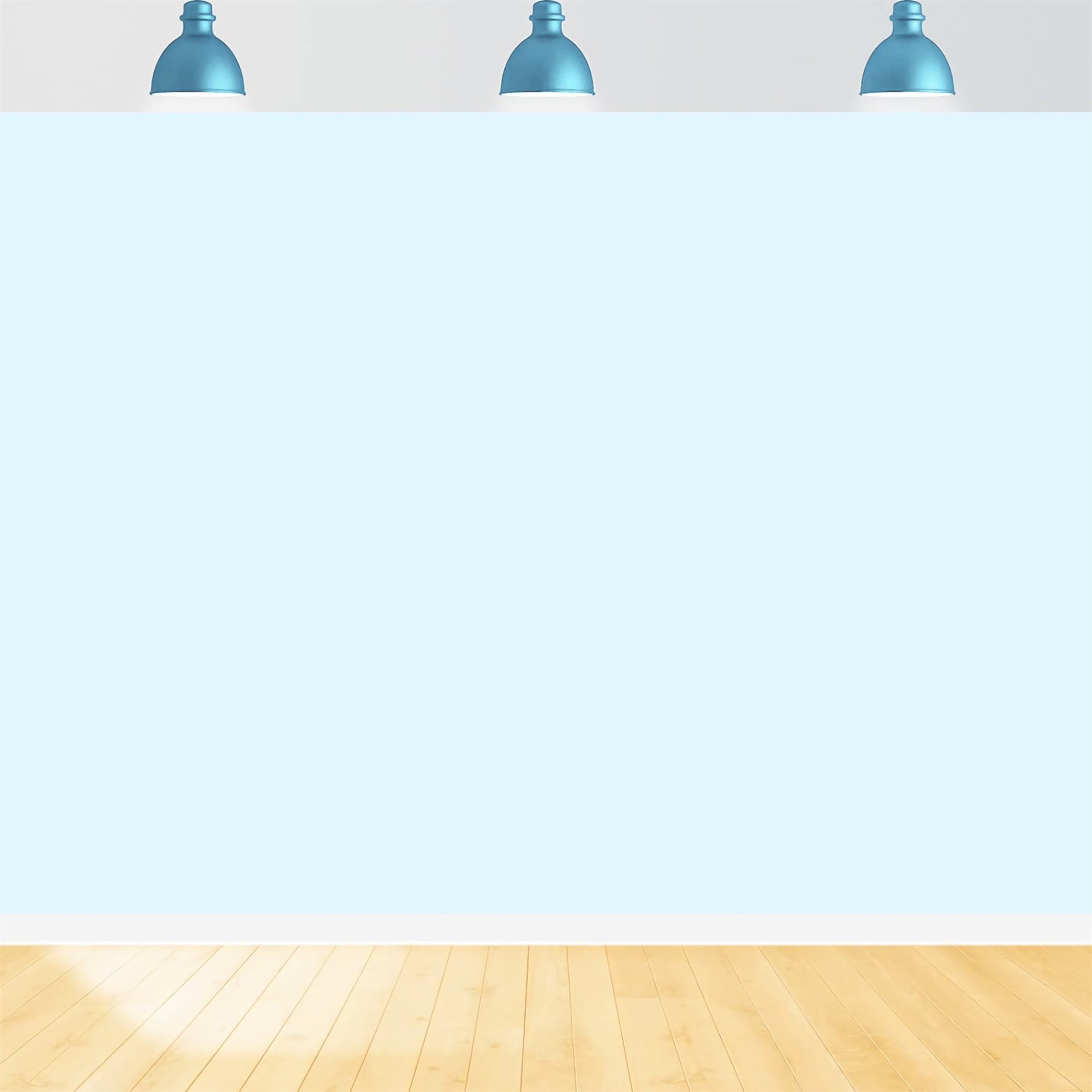 Toile de fond Bleue Doux Bleu Glacé Minimaliste GTY3-112